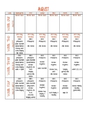 Weekly K-5 Curriculum Map