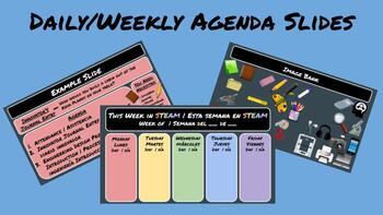 Preview of Weekly Agenda Slides