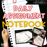 Classroom Assignment Notebook {Classroom Management}