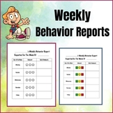 Weekly Behavior Reports