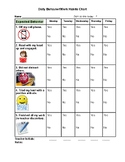 Preview of Classroom Expectation Chart / Home---School Behavior Chart