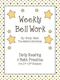Weekly Bell Work Bundle #2 - Daily Reading & Math Practice