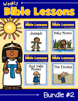 Preview of Weekly Bible Lessons: Bundle #2