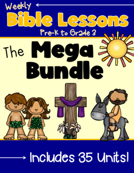Preview of Weekly Bible Lessons {Mega Bundle}