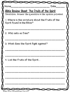 weekly bible lessons the fruits of the spirit by homeschooling by heart