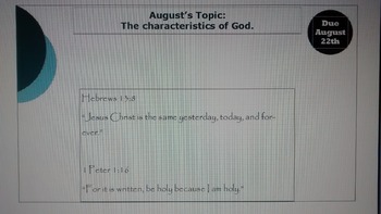 Preview of Very Organized Weekly Bible Verse Memorization Plan for the School Year