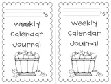 Weekly Calendar Journal - free!