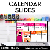 Weekly Calendar Slides