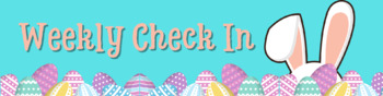 Preview of Weekly Check In Google Form April Header