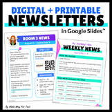 Weekly Classroom Newsletter Editable | June Newsletter Mon