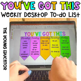 Weekly Computer Desktop To-Do List