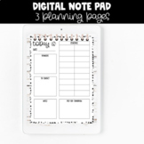 Weekly + Daily Digital Notepad