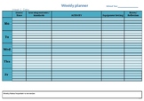 Weekly/ Daily PE Lesson Plan- stay organised and safe time (PYP)