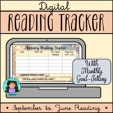 Weekly Digital Reading Tracker - with Monthly Goal Setting!