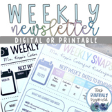 Weekly Editable/Digital Newsletter - Google Slides