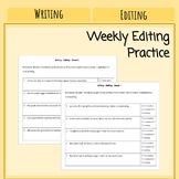 Weekly Editing Practice - Year Long IEP Data Collection (4