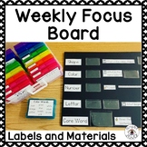 Weekly Focus Board 