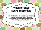 Weekly Focus Board- Pink Cocoa