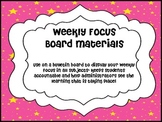 Weekly Focus Board- Stars