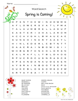 Weekly Freebie #53 - Word Search - 