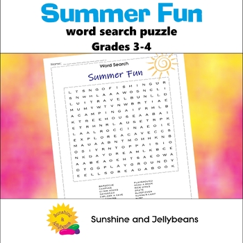 Word Search Puzzle - 