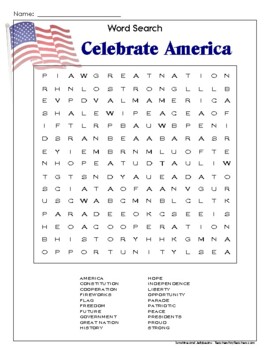 weekly freebie 65 word search puzzle celebrate america grades