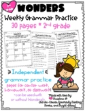 Weekly Grammar Practice 2nd grade Wonders