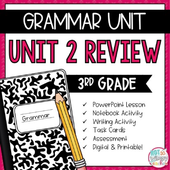 Preview of Grammar Third Grade Activities: Unit 2 Review
