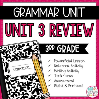 Preview of Grammar Third Grade Activities: Unit Three Review