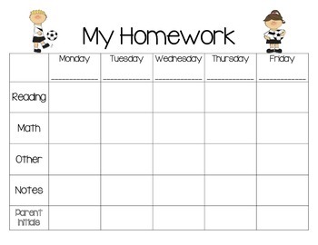 Sports Homework Planner