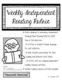 Weekly Independent Reading Response Rubric