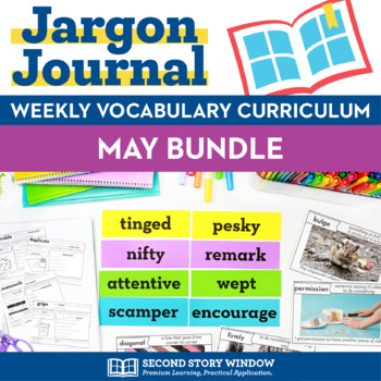 Preview of May Vocabulary Bundle - Read Aloud Lessons and Activities