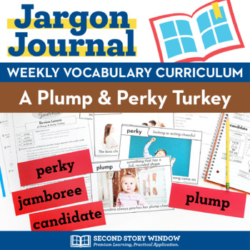 Preview of Thanksgiving Activities • A Plump and Perky Turkey Vocabulary and Activities