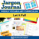 Let it Fall Vocabulary | Fall Read Aloud Lesson and Activities