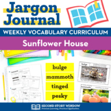 Sunflower House Vocabulary - Read Aloud Lesson & Activity