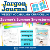 Zoomer's Summer Snowstorm Vocabulary - Read Aloud Lesson a