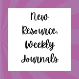 Weekly Journals-Daily Journals Week 19-36