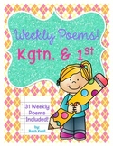 Weekly Kindergarten Poems