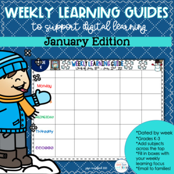 Preview of Weekly Learning Guides for Remote Teaching - January Edition
