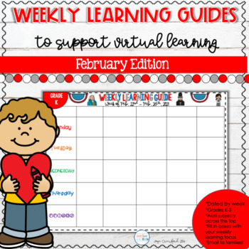 Preview of Weekly Learning Guides for Remote Teaching - February Edition