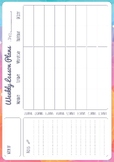 Weekly Lesson Plan Template - Editable!
