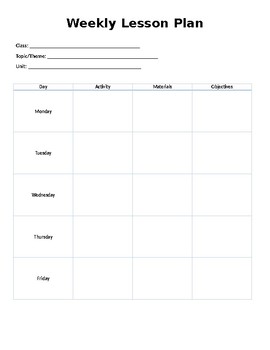 Best Lesson Plan Template Weekly Prescool Plannar Get Lesson Plan Template Weekly Lesson Plan