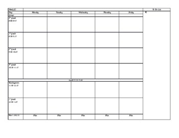 Weekly Lesson Plan Template - Editable by Simplify and Teach | TpT