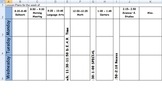 Weekly Lesson Plan Template Excel