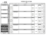 Weekly Lesson Planning Pages (Fully Editable)
