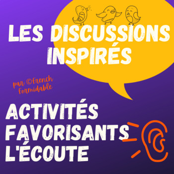 Preview of Weekly Listening Prompts for Grade 6 7 & 8 French Immersion