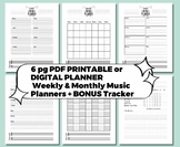 Weekly & Monthly Planner PRINTABLE, Digital Planner, GoodN