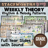 Weekly Music Theory Grade 1 Full Year Bundle