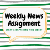 Weekly News Activity - Current Events - Get to Know You - 