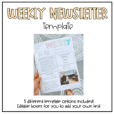 Weekly/Monthly Newsletter EDITABLE Template